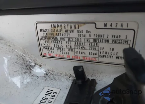 1991 Honda Accord Ex/Ex-R z USA, uszkodzony, nr VIN JHMCB756XMC018862